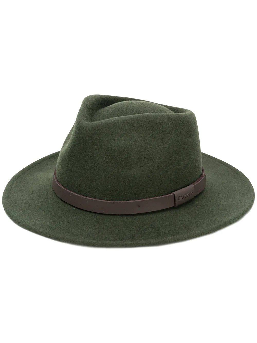 Barbour hoed met brede band Groen