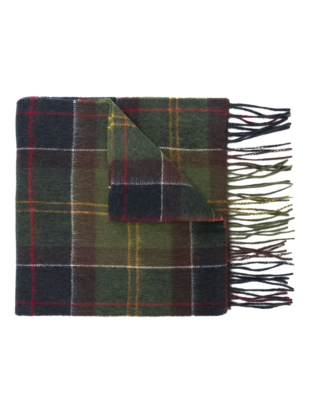 Barbour tartan scarf - グリーン Barbour tartan scarf - グリーン