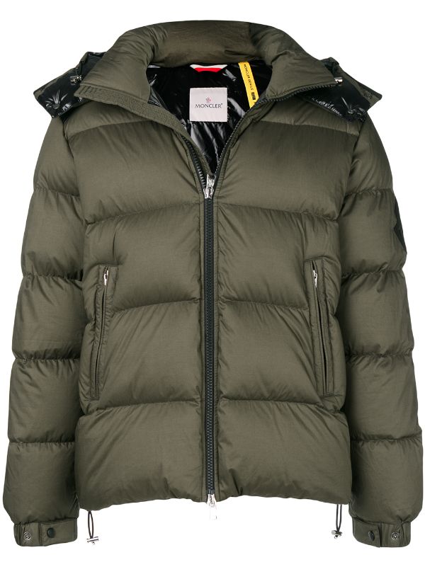 moncler padded hooded jacket