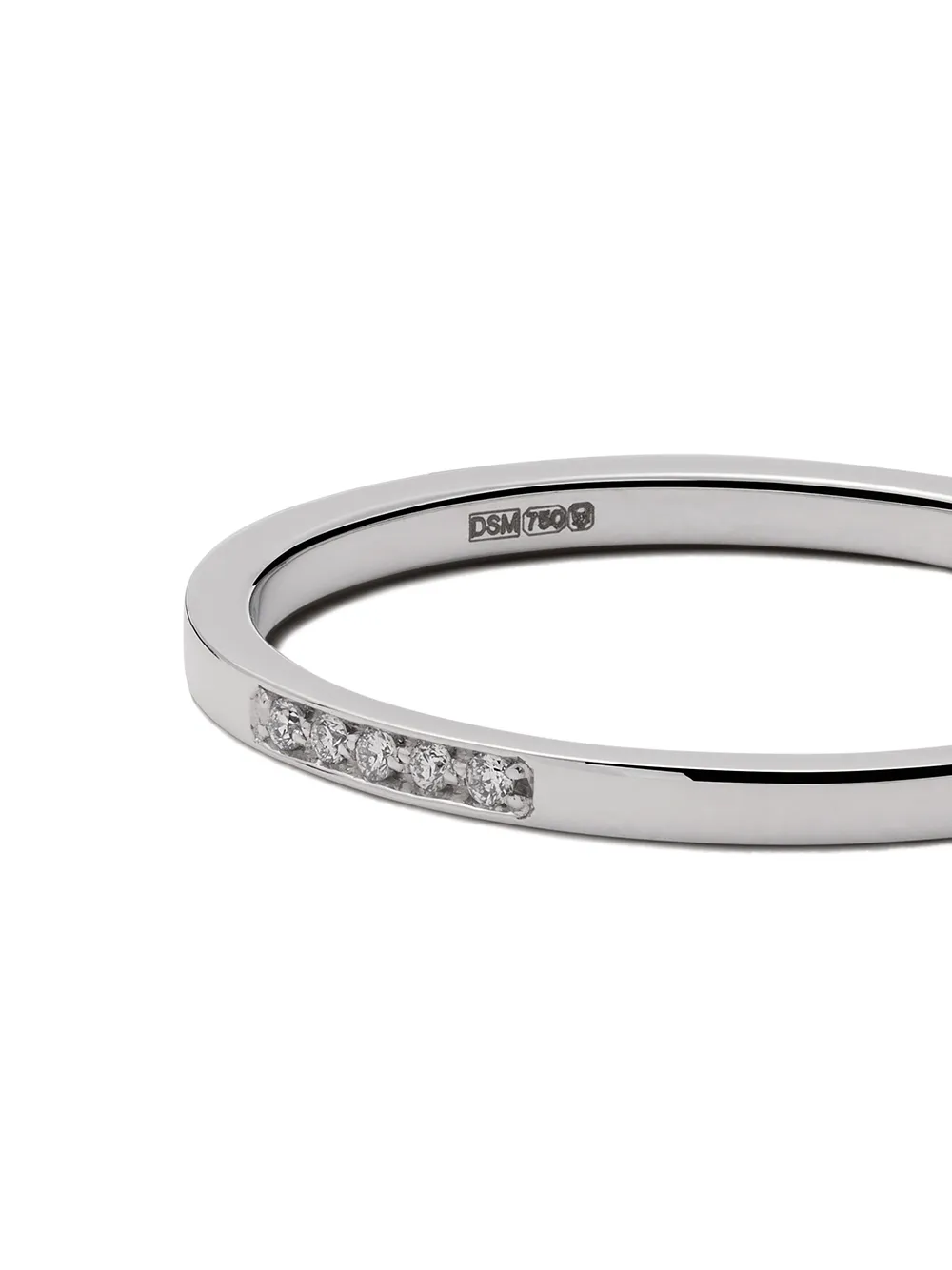 Фото 3 - Vanrycke 18kt white gold and diamond mini Medellin ring от Vanrycke