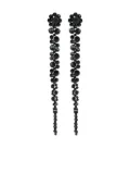 Simone Rocha bead drip earrings - Black