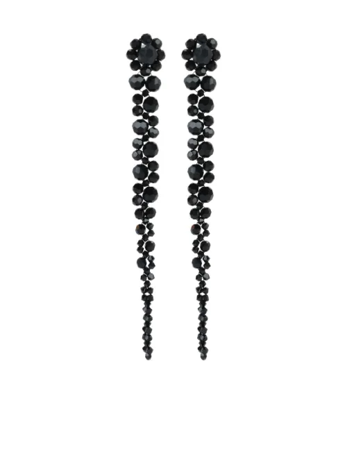 Boucles d'oreille longues à perles - Simone Rocha - Modalova