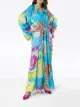 All Things Mochi Fafia tie neck maxi dress