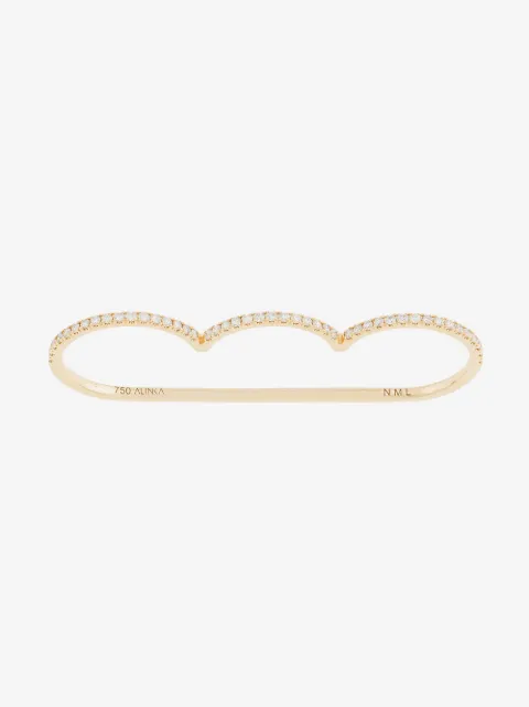 ALINKA 18kt yellow gold CLOUD SUPERFINE diamond ring