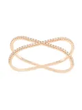 ALINKA 18kt rose gold KATIA DUO diamond two-finger ring