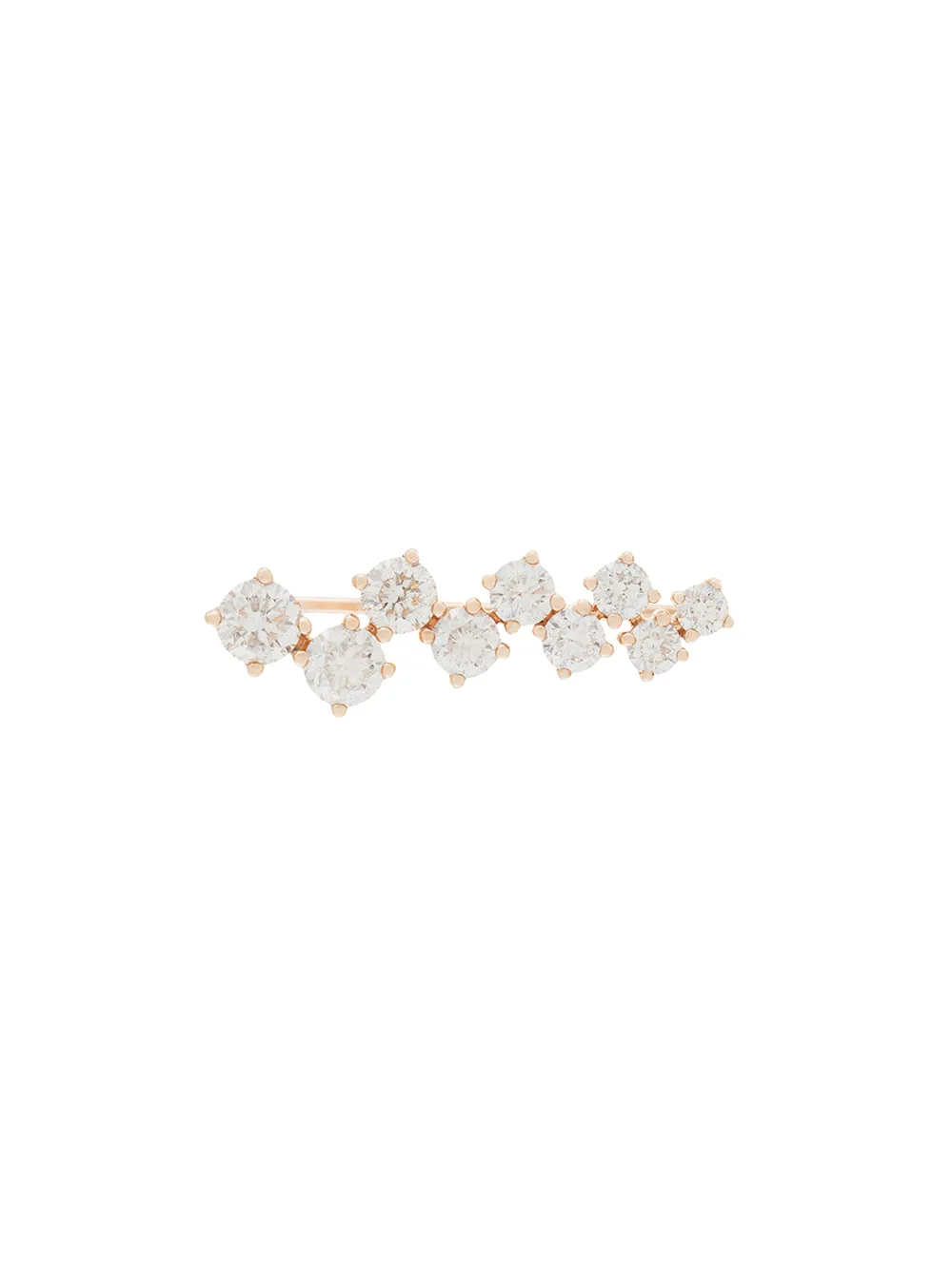 ALINKA 18kt rose gold EVA diamond left ear cuff