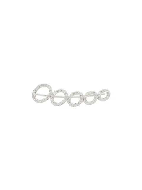 ALINKA 18kt white gold CLOUD diamond left ear cuff