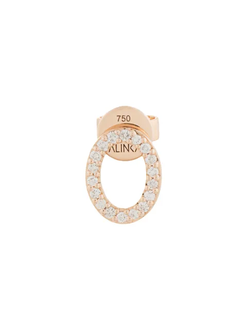 ALINKA 18kt rose gold CLOUD diamond stud