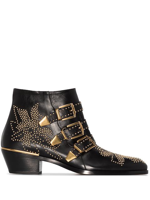 Chloé Susanna 30mm studded ankle boots