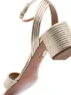 Aquazzura Sundance 50mm leather sandals