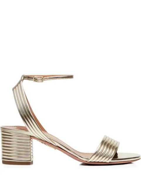 Aquazzura 50mm Sundance leather sandals