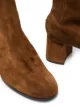 Aquazzura camel brown Saint Honore 50 suede ankle boots