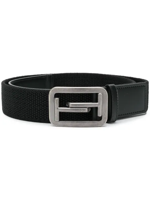 Tod's Cinto de couro com logo
