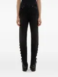 Olivier Theyskens distressed bootcut jeans - Black