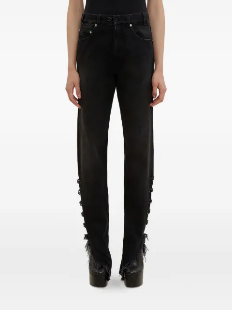 Olivier Theyskens jean à effet usé