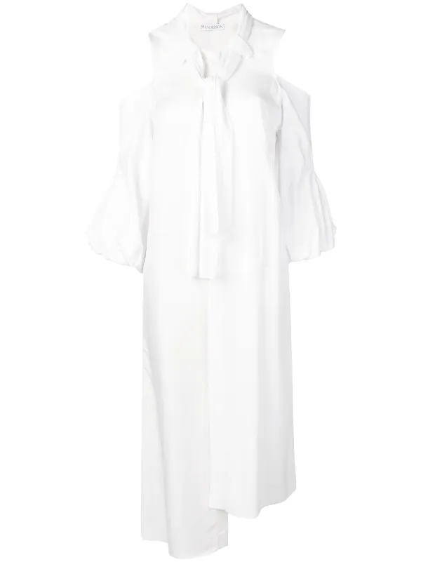 JW Anderson Blush Bow Dress in White