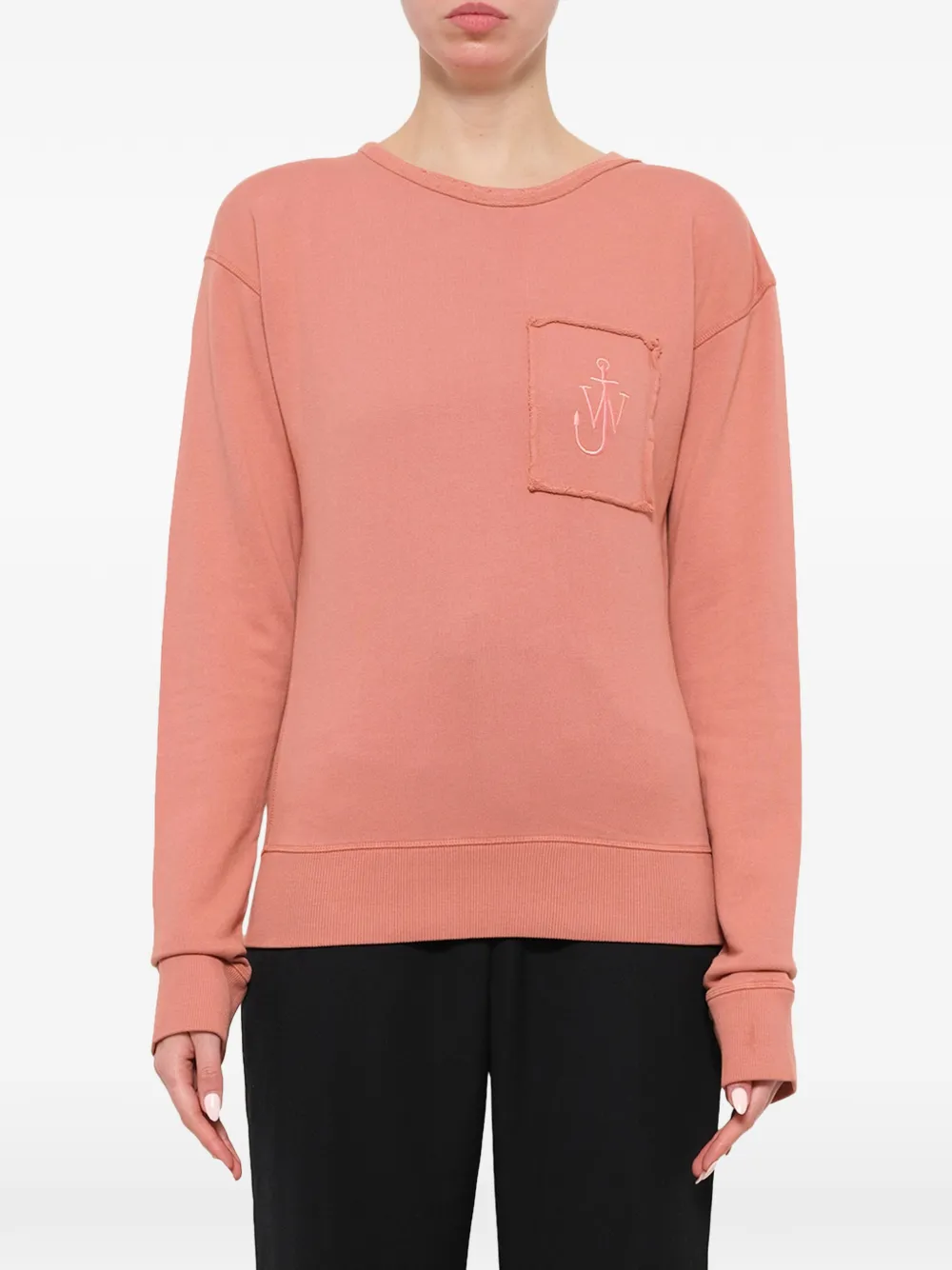JW Anderson Sweater met anker patch Roze