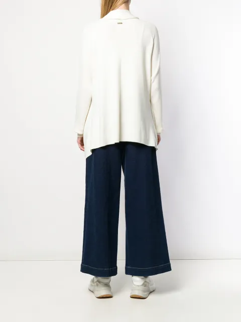 JW ANDERSON JW ANDERSON OVERSIZED CARDIGAN - WHITE