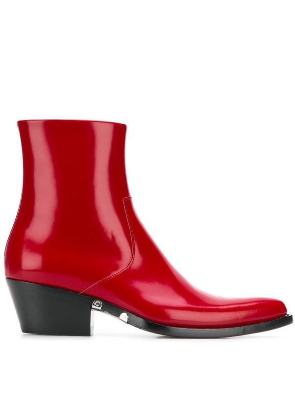 calvin klein rubber boots mens