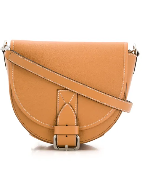 Click to view more detailed imagery on our partner's website Jw Anderson J.w.anderson Woman Small Bike Smooth And Pebbled-leather Shoulder Bag Camel In 604 Caramel