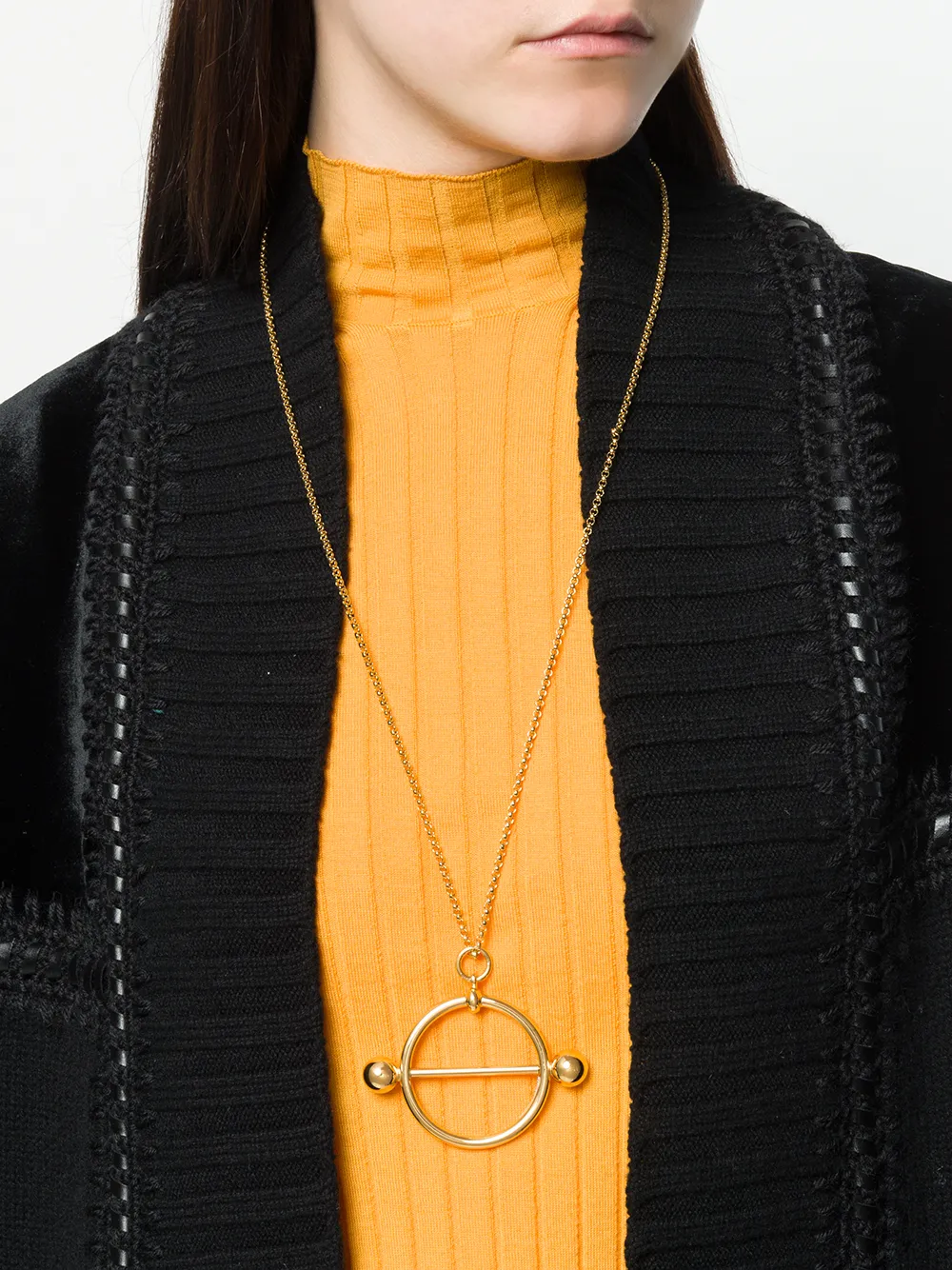  Jw Anderson 'disc' Anhänger   Gold 