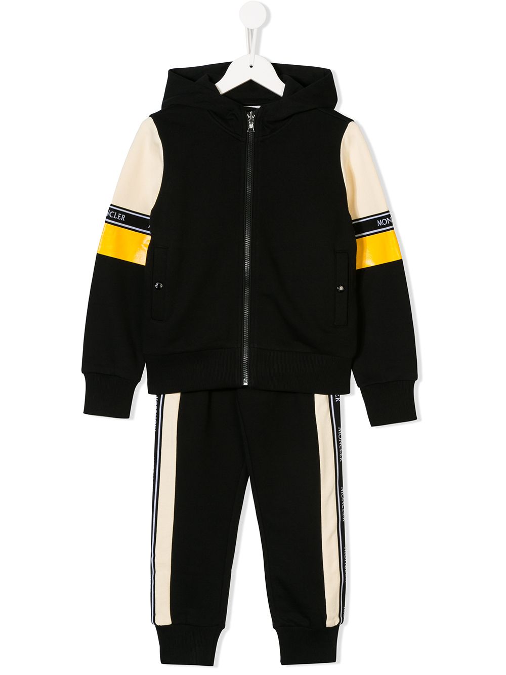 Moncler Kids' Tracksuit Set In Black | ModeSens