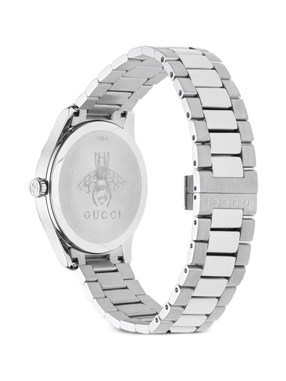Shop Gucci G-timeless 38mm In Metallic