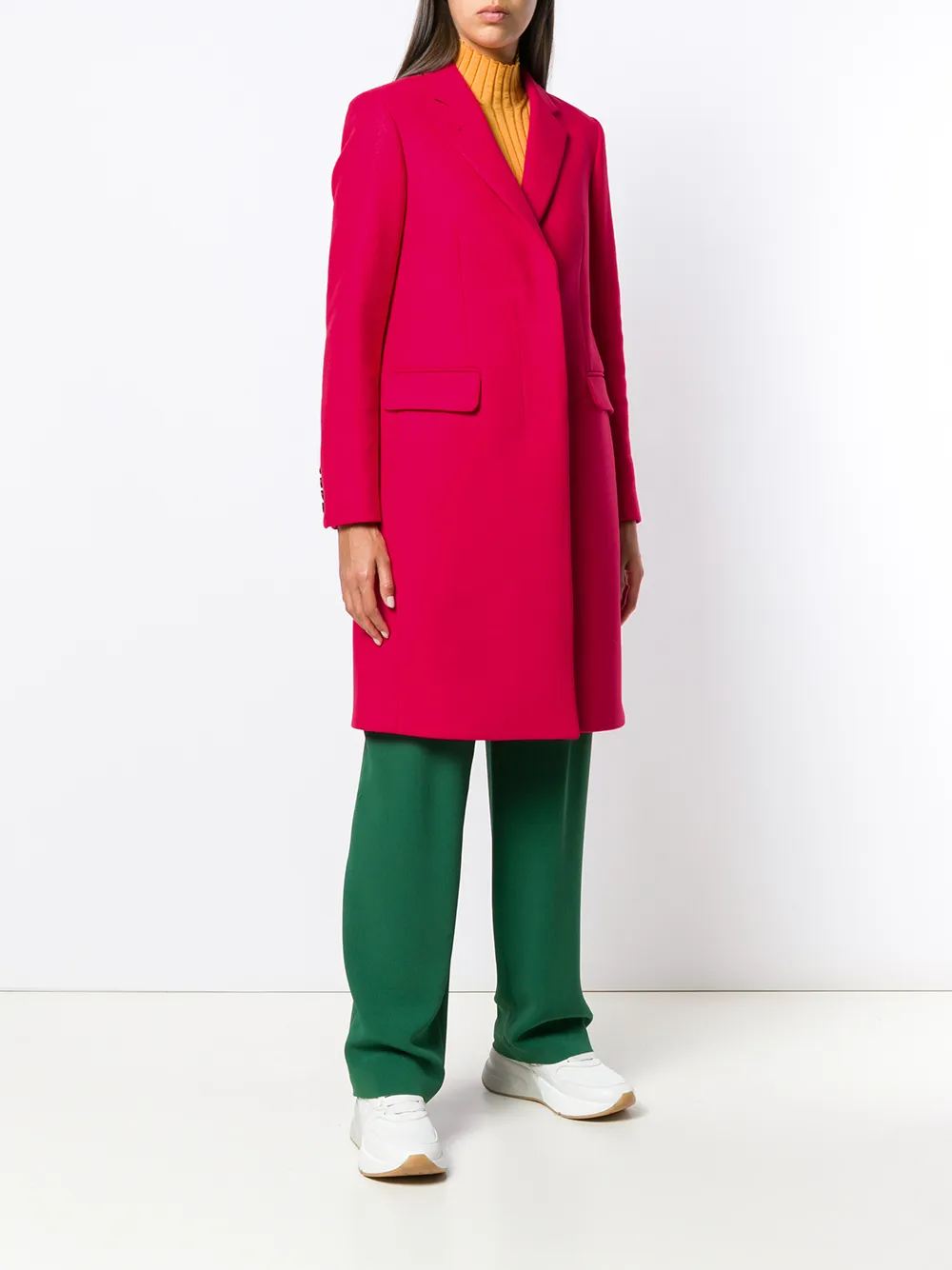 PS Paul Smith nette midi jas Roze