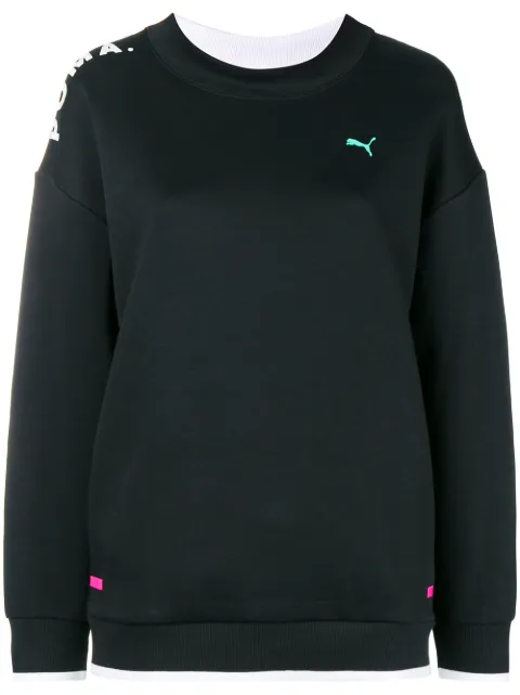 PUMA Chase Crew mesh-panel sweatshirt 