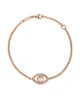 الصورة 1 من Chopard 18kt rose gold Good Luck Charms diamond bracelet