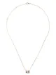 Image 1 of Boucheron 18kt white, yellow and rose gold Quatre Mini Ring pendant necklace