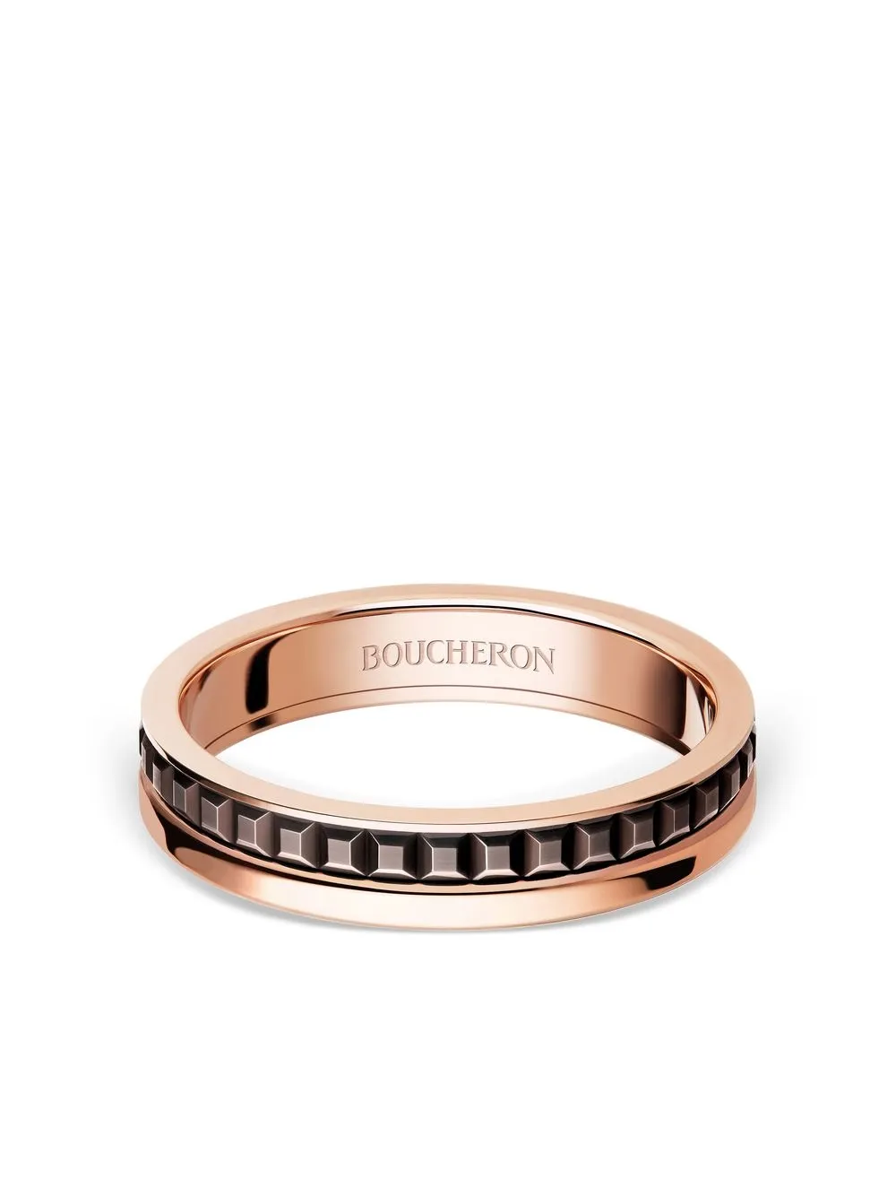 18kt rose gold Quatre Classique band ring