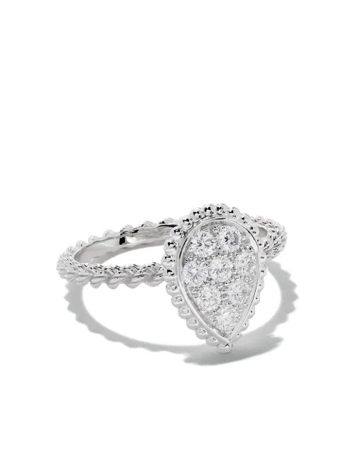 Boucheron 18kt white gold Diamond Serpent Bohème S motif ring