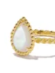 Boucheron 18kt yellow gold Serpent Bohème mother-of-pearl S motif ring
