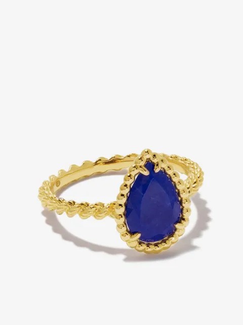 Boucheron 18kt yellow gold Serpent Bohème lapis lazuli ring