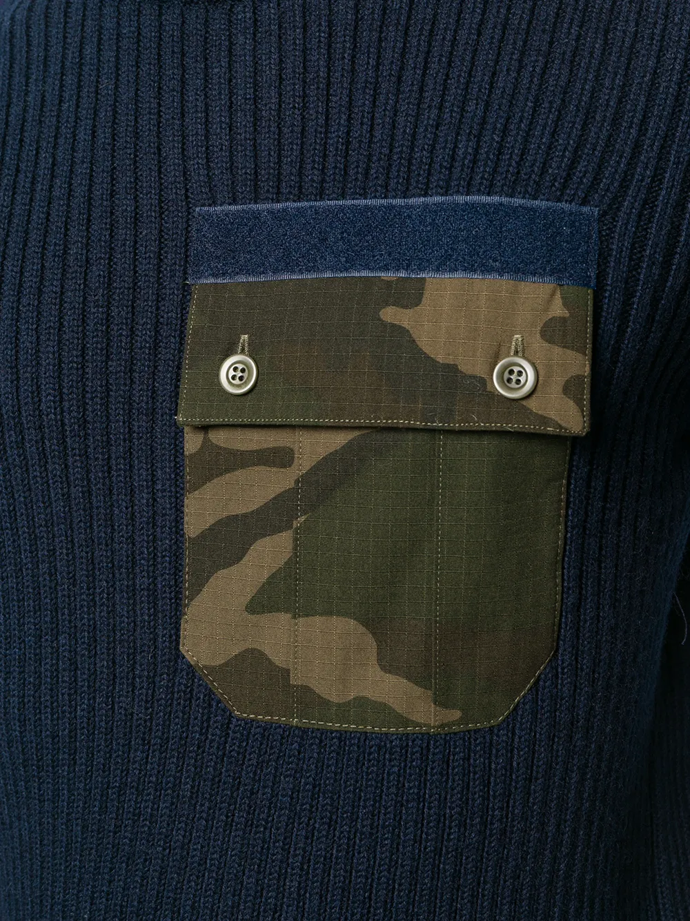 Gosha Rubchinskiy camo pocket ribbed sweater $169 Buy AW18 Gosha Rubchinskiy camo pocket ribbed sweater $169 Buy AW18