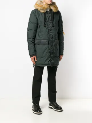 zipped padded coat展示图