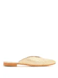 Sarah Chofakian leather mules - Metallic
