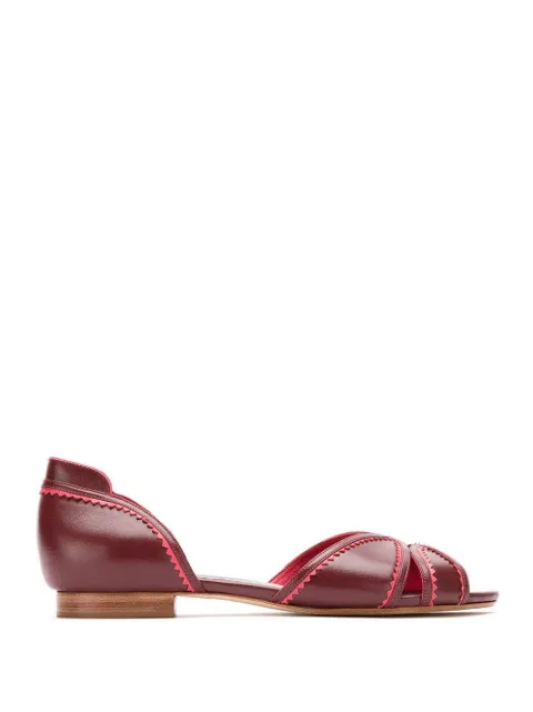 Sarah Chofakian leather ballerinas