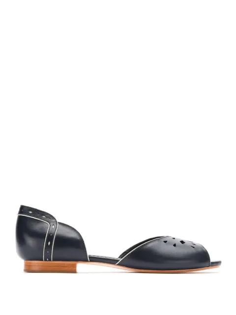 Sarah Chofakian leather ballerinas