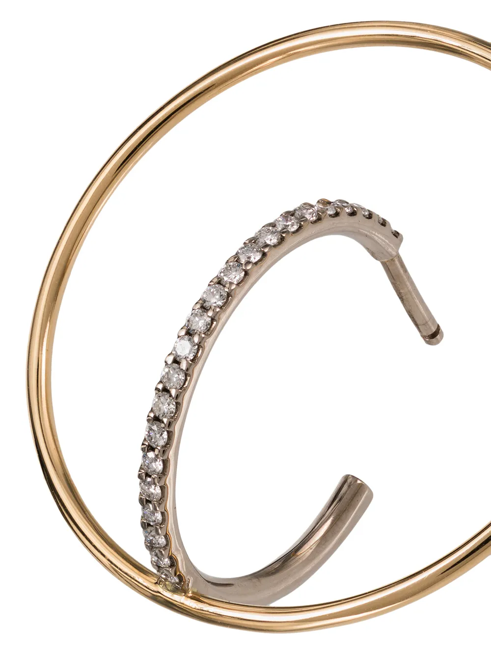 Charlotte Chesnais Saturn ダイヤモンド ピアス 18Kゴールド 通販