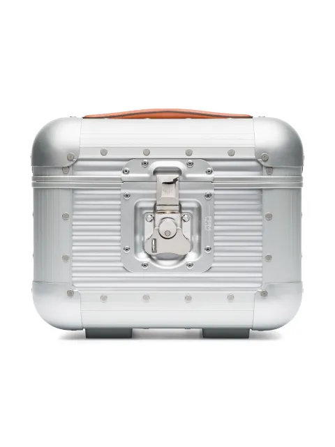 FPM Milano aluminium and leather vanity case
