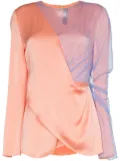 Sies Marjan bari asymmetric tulle top - Pink