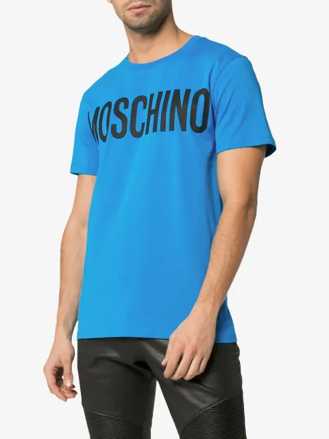 เสื้อ MOSCHINO logo print cotton T-shirt แต่งตัวสตรีท แต่งตัววินเทจ