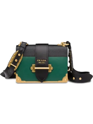 Prada cahier green bag Clearance