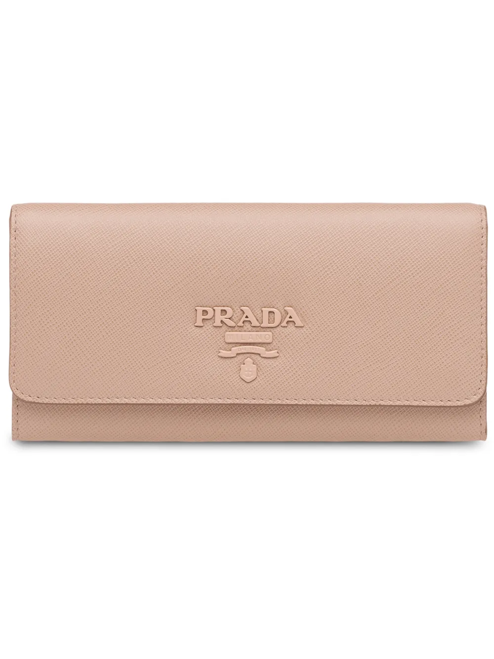 Prada Portemonnee met logoplakkaat Roze