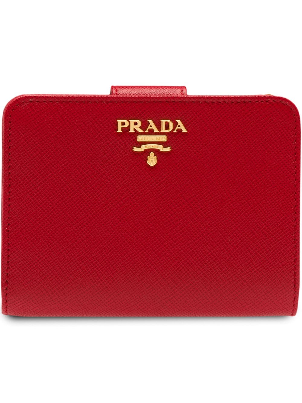 Image 1 of Prada logo-plaque square wallet