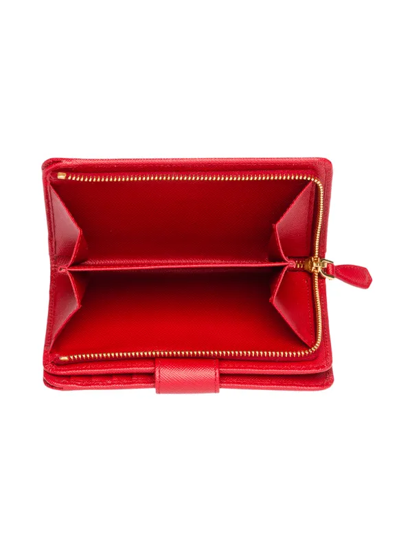 prada saffiano medium wallet