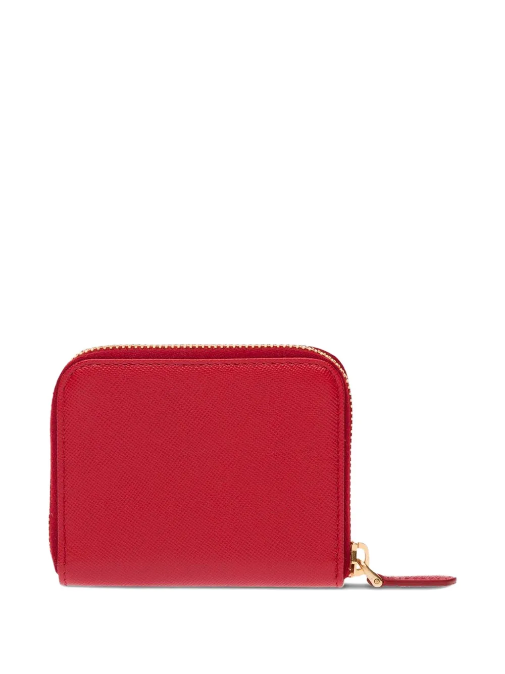 Prada muntenportemonnee van Saffiano leer - Rood