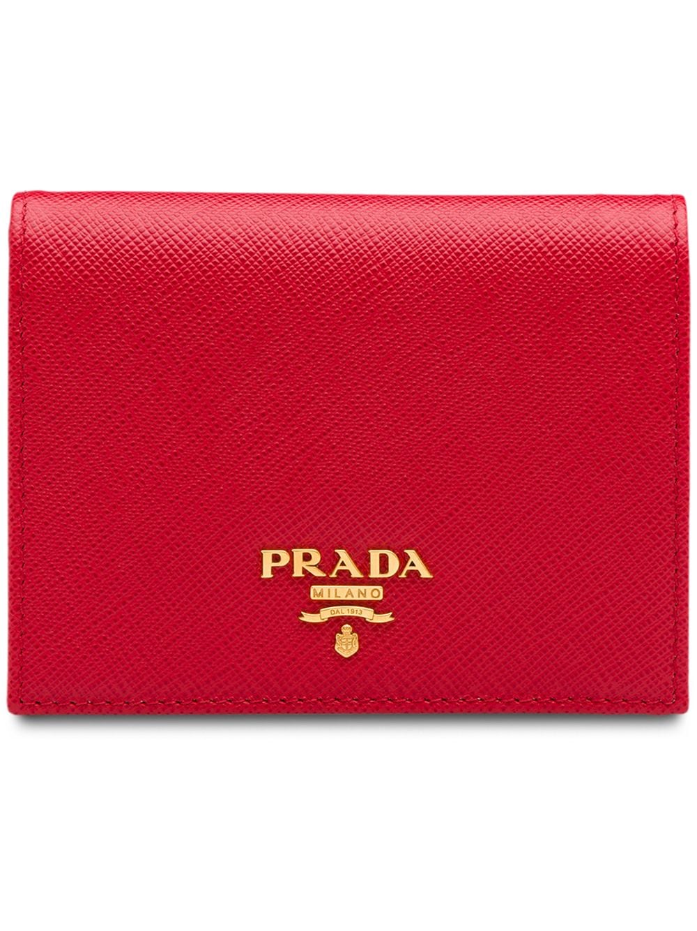 Prada small Saffiano leather wallet - ShopStyle